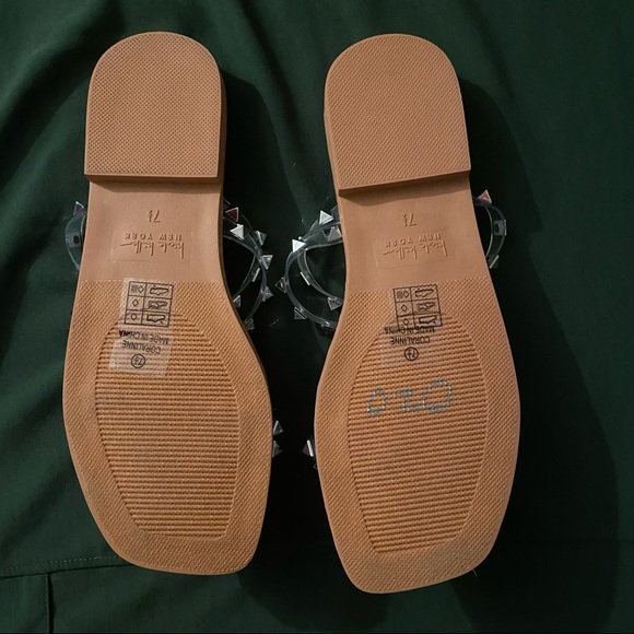 Nicole Miller New York clear studded sandals - Picture 5 of 6